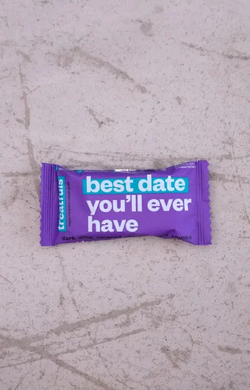 Veganer Schokoriegel: Treatfuls Best date you'll ever have